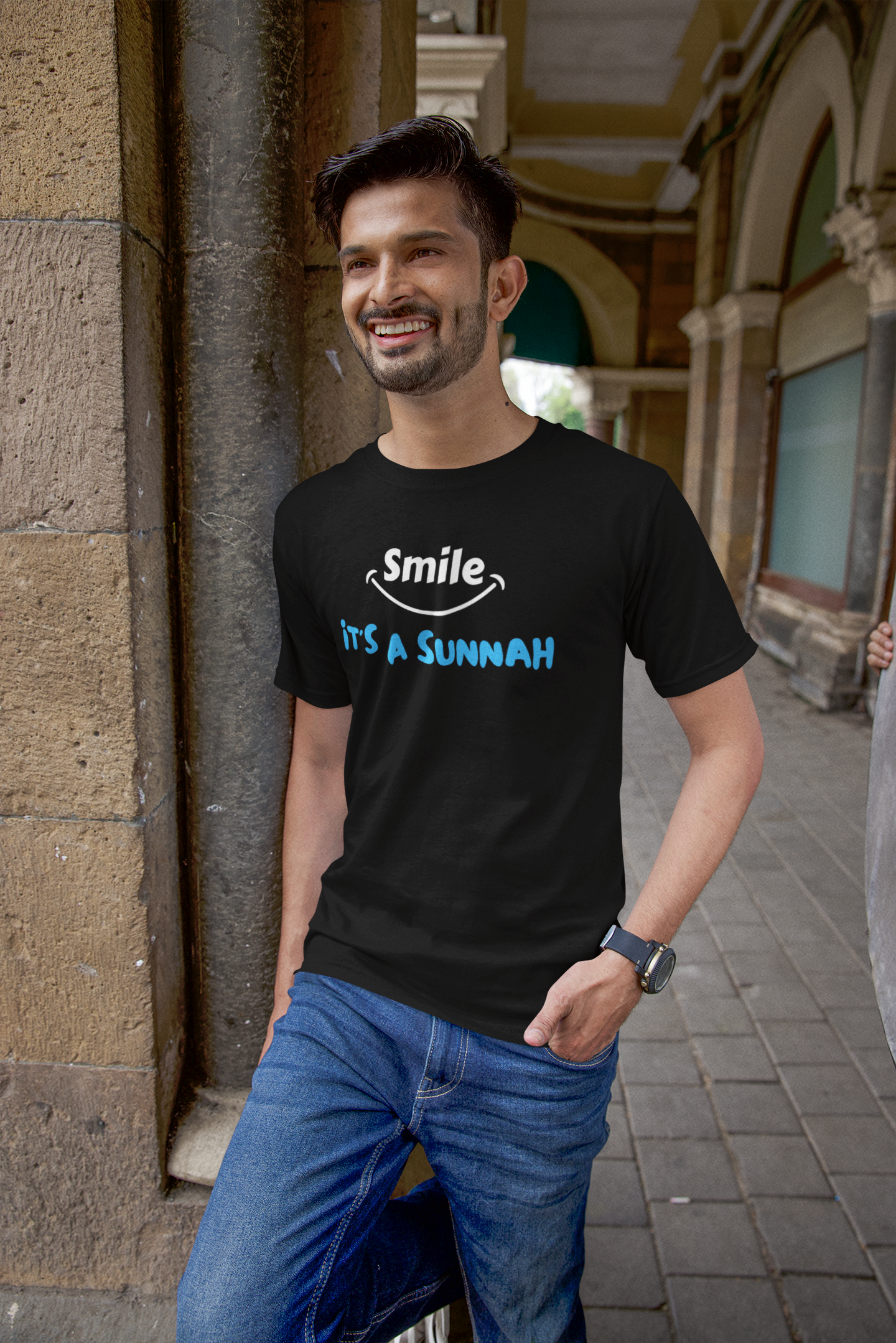 Smile it's Sunnah Unisex T-Shirt-Assorted